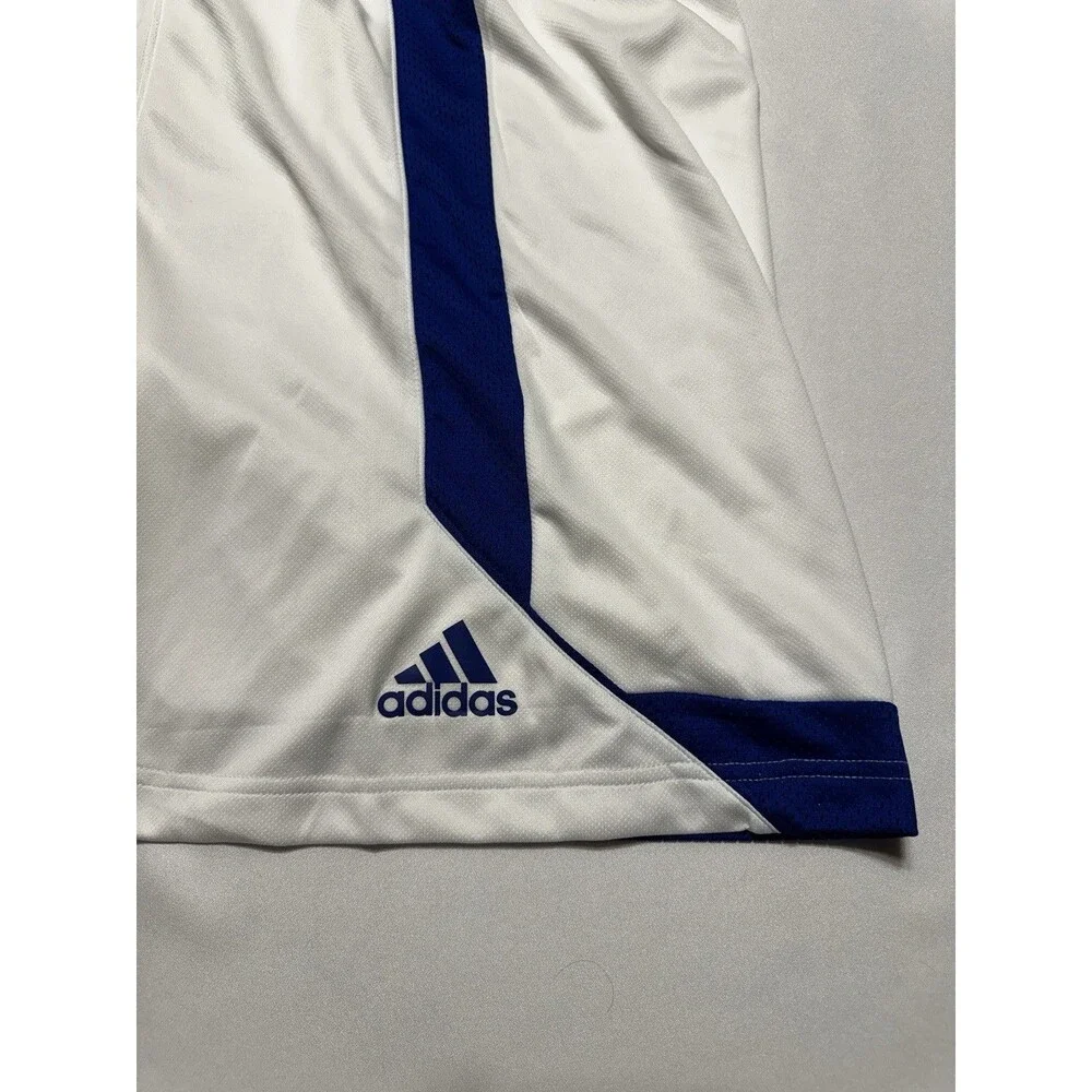 adidas C365 Basketball Shorts Mens Large Blue White Athletic Gym NWT DY7376 New